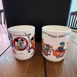 Vintage Deka DIsney Mugs